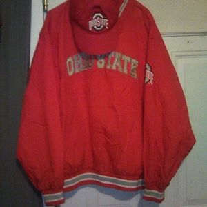 Men's Ohio State Buckeye's  pullover with hat.